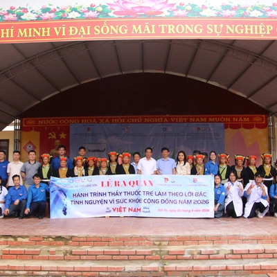 Hành trình nhân ái: Mùa hè xanh 2026 vì cộng đồng tại xã Tân Tri, tỉnh Lạng Sơn của tuổi trẻ Trường Đại học Dược Hà Nội